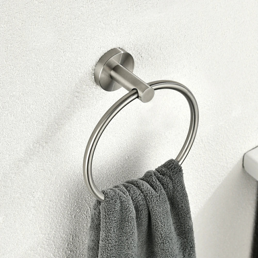 5 Piece Bathroom Towel Rack Set Wall Mount