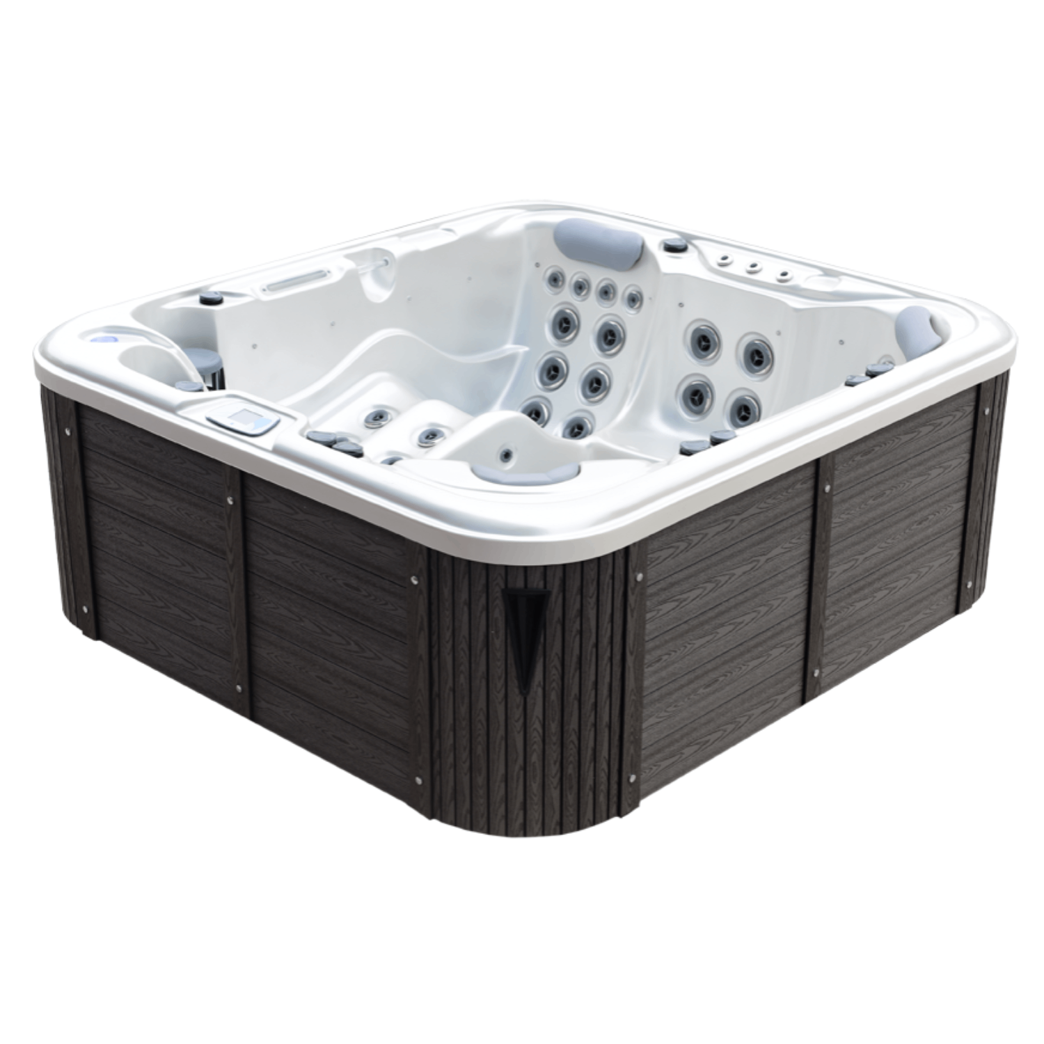84" × 78" Outdoor Hot Tub Spa with 52 Jets & Triple 3HP Pumps