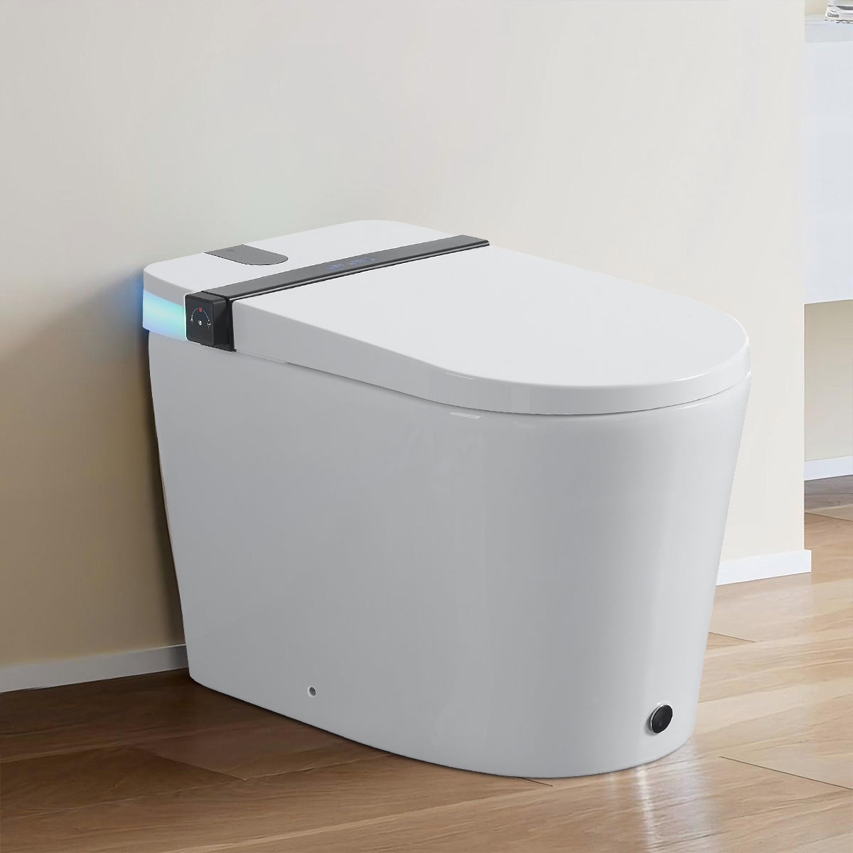 Foam Shield Smart Bidet Toilet with Automatic Lid & Multiple Wash Modes