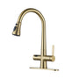 CASAINC Single-Handle Pull-Out Sprayer Kitchen Faucet with Digital Display