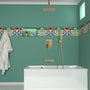10" Ceiling-Mount Rain Shower System with Tub Spout in Brushed Gold