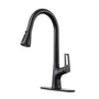 CASAINC Single-Handle Pull-Out Kitchen Faucet in Brushed Nickel/Matte Black/Matte White/Brushed Gold