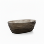 67" Contemporary Pure Resin Freestanding Soaking Bathtub with Wave Texture