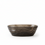 67" Contemporary Pure Resin Freestanding Soaking Bathtub with Wave Texture
