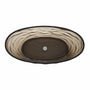67" Contemporary Pure Resin Freestanding Soaking Bathtub with Wave Texture