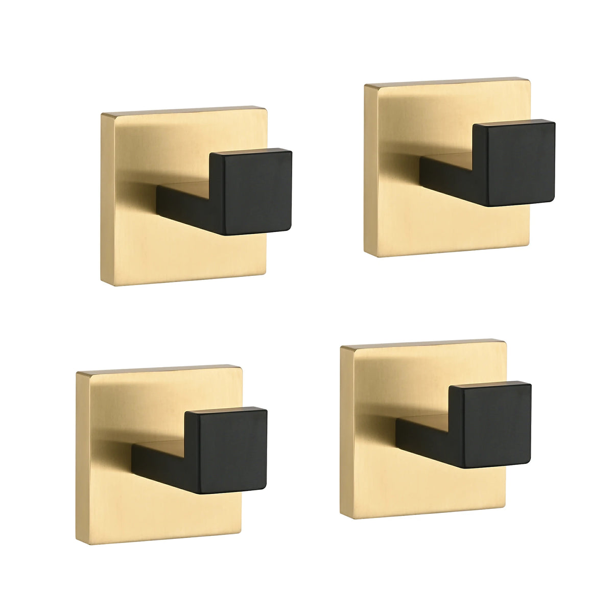 Wall-Mounted Stainless Steel Towel & Coat Hooks for Bathroom Bedroom & Kitchen