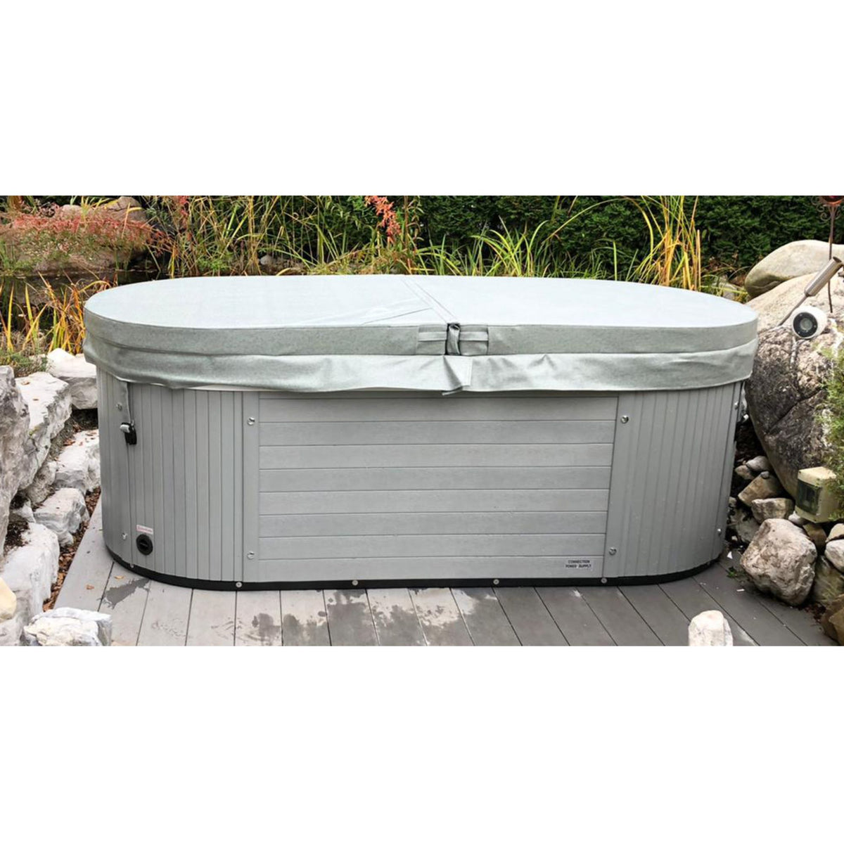 89" × 39" 2-Person Outdoor Hot Tub Spa with 33 Jets & 3HP Pump