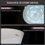 55"/59"/63" Glossy White Acrylic Freestanding Soaking Bathtub with Slipper design