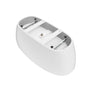 59 in./67 in. Glossy White Acrylic Freestanding Soaking Bathtub with Faucet Deck, Overflow and Adjustable Feet