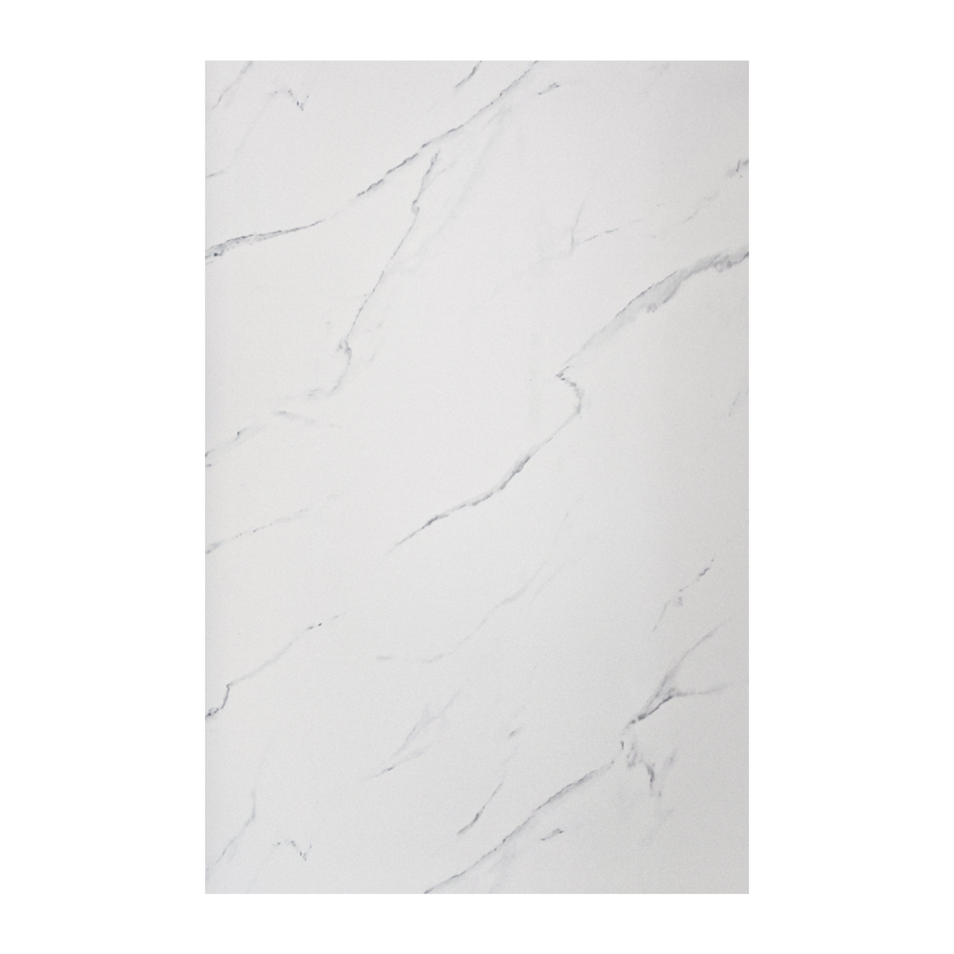 60"x36"x96" SMC Shower Wall Panel Kit in Calacatta/Carrara Finish with Grout-Free Matte Surface