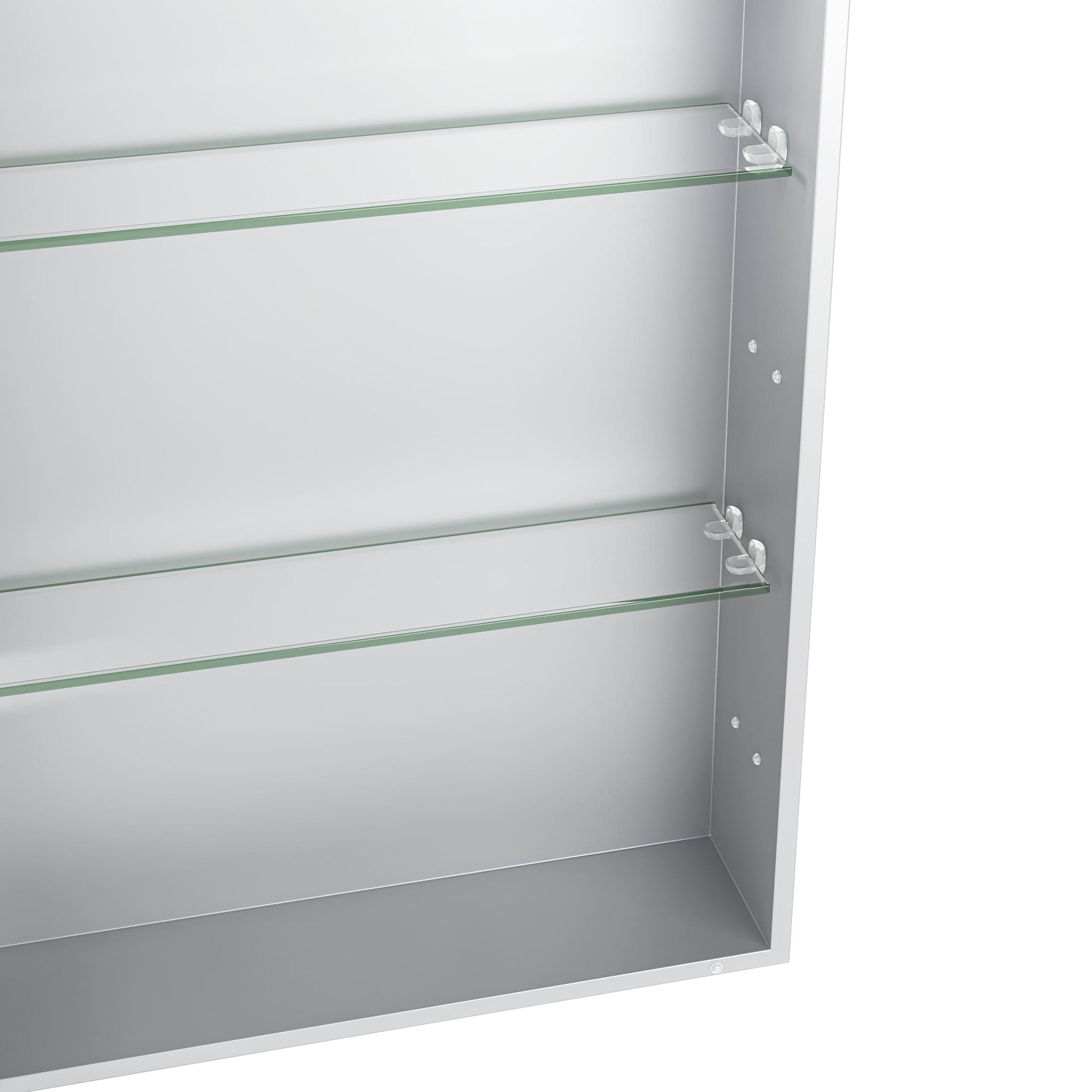 96" x 40" Aluminum Medicine Cabinet with LED Mirror, Anti-Fog, 3 Color Temperatures