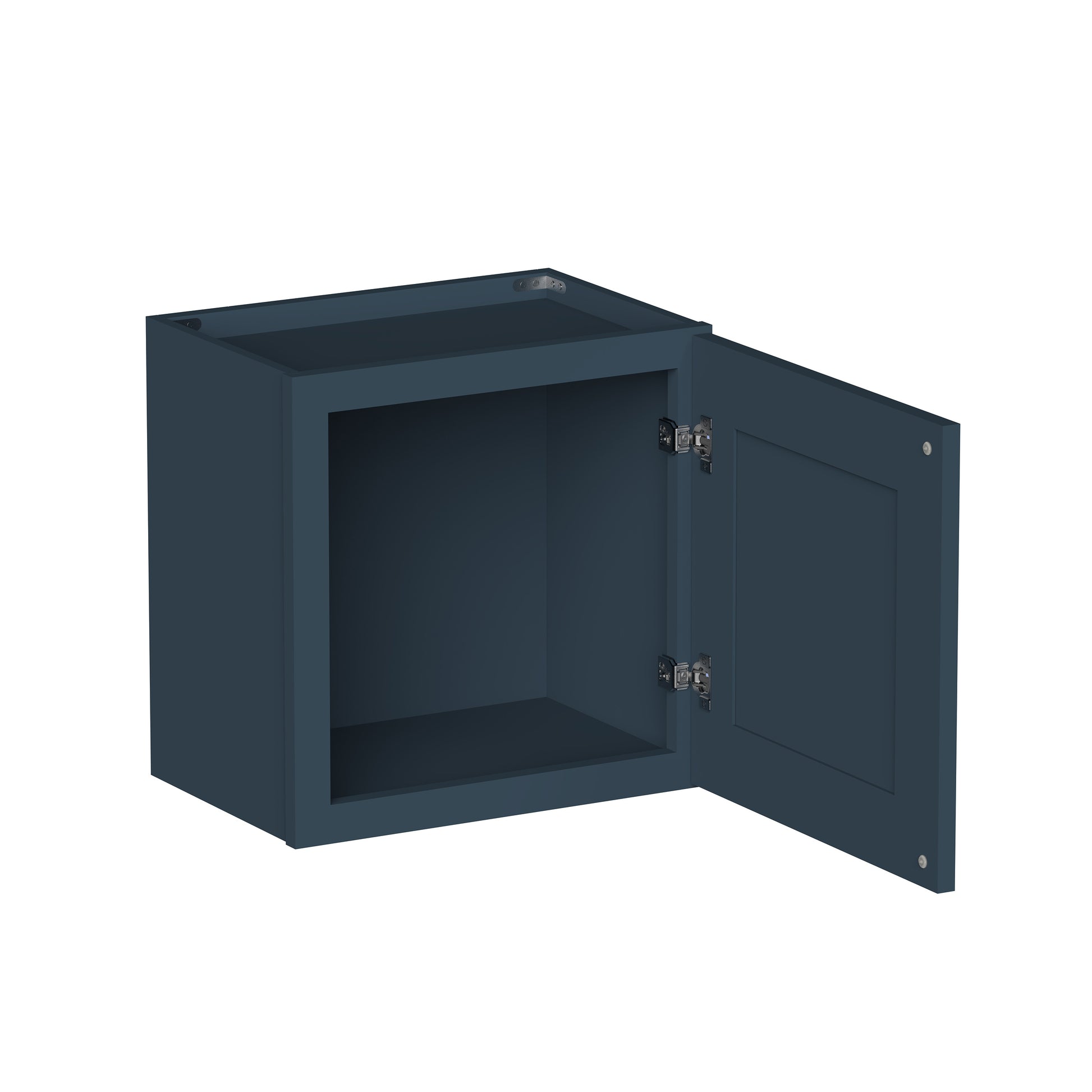 Cyber Grey RTA 12"-21"W x 12"D x 18"H 4-Size Single Door Short Wall Cabinet