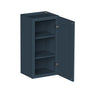 Cyber Grey RTA 9"-21"W x 12"D x 30"-42"H 15-Size Standard Wall Cabinet with Door and Shelves