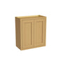 Inset Hazelnut Oak RTA 24-36"W x 30-42"H x 13.5"D 15-Size Double Doors Wall Cabinet