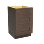 Inset Truffle Brown RTA 12-36"W x 34.5"H x 25"D 9-Size Base Cabinet with 3 Drawers