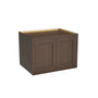 Inset Truffle Brown RTA 30-36"W x 12-24"H x 25"D 7-Size Double Doors Wall Cabinet