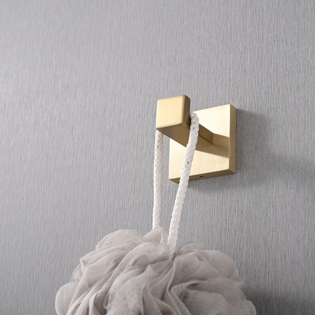 Wall-Mounted Stainless Steel Towel & Coat Hooks for Bathroom Bedroom & Kitchen