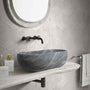 23.6” Genuine Natural Marble Vessel Sink – polished surface in Beige/White/Gray/Green