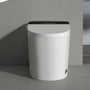 Tankless Black Panel Smart Toilet with Auto Flush, Heated Seat & Bidet Functions
