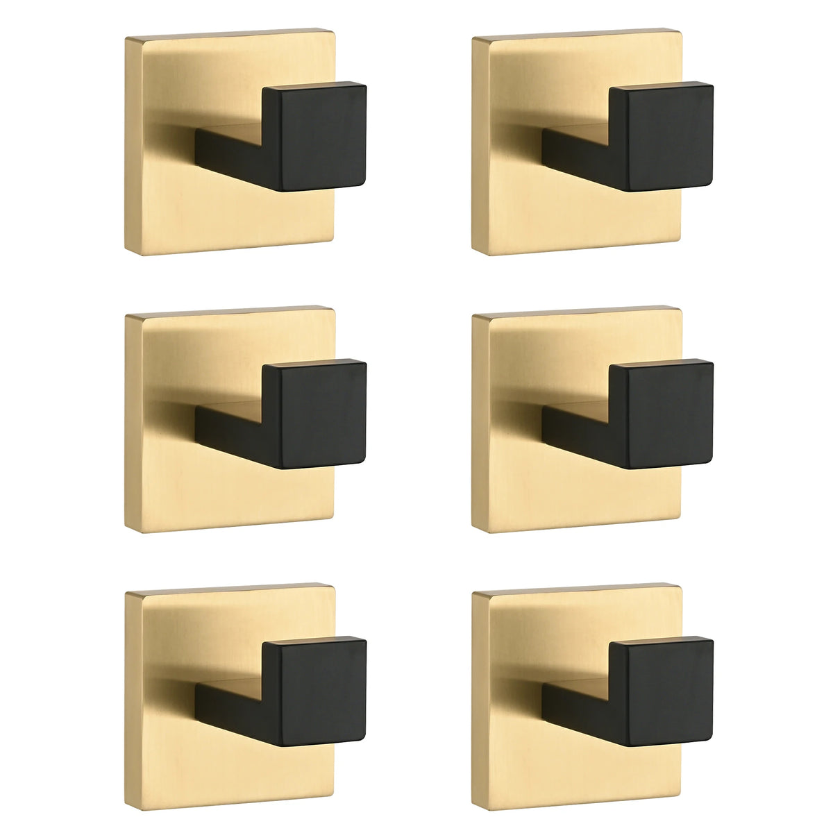 Wall-Mounted Stainless Steel Towel & Coat Hooks for Bathroom Bedroom & Kitchen