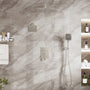 12-inch Dual Shower System with 4-Function Handheld Shower