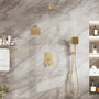 12-inch Dual Shower System with 4-Function Handheld Shower
