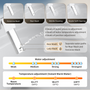 Advanced Tankless Smart Bidet Toilet with Air Bubble Wash & Night Light