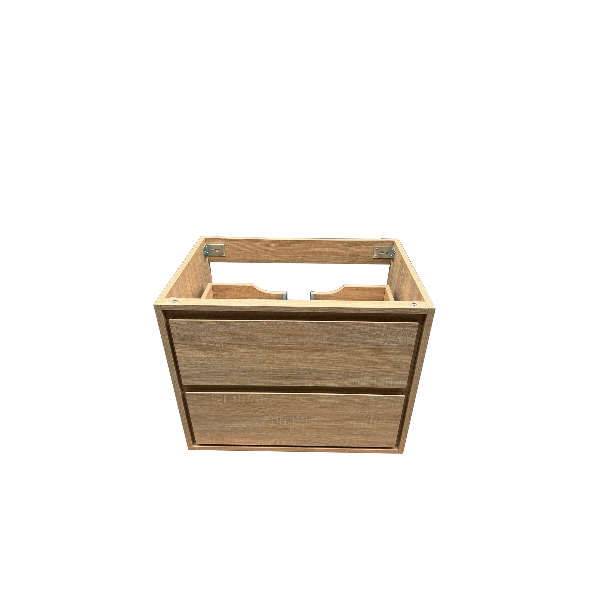 30" Wall-mount Single Sink Bathroom Vanity with Marble Top