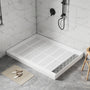 48x36” SMC Solid White Shower Base with Non-Slip Surface, CUPC Certified
