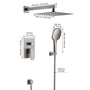 Casainc 2 Function 10" Wall Mounted Dual Shower Heads Shower System In Chrome