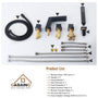 CASAINC Hot Sale 5 hole Bathtub Faucet With Handheld Shower Head