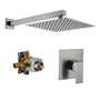 Rainfall Shower System 10" Wall Mount Single Function Showerhead