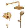 CASAINC 8.3inch Wall-mounted rain shower faucet with pressure balanced valve