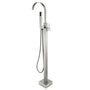 CASAINC Single-Handle Floor-Mounted Bathtub Faucet High Flow Bathroom Tub Filler with Hand Shower-CASAINC