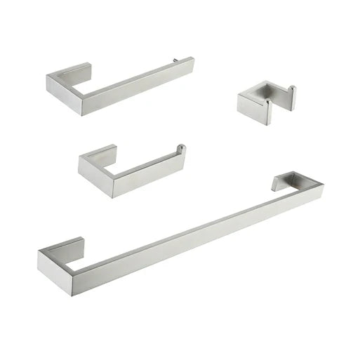4- Piece Stainless Steel Bathroom Hardware Set
