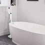 CASAINC Single-Handle Floor-Mounted Bathtub Faucet High Flow Bathroom Tub Filler with Hand Shower-CASAINC