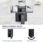CASAINC Shower System with Rain Shower and Handheld and Tub Faucet Shower Set 