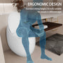 Egg Shape 1-Piece Toilet in Glossy White with 1.28 GPF Single Flush
