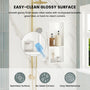 12.2" x 28.7"/39.3" Glossy White SMC Shower Niche with 1 or 2 Shelves