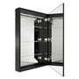 24"x36" Single Door Bathroom Medicine Cabinet with Anti Fog LED Mirror