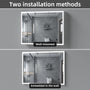 48" x 32" Aluminum Medicine Cabinet with LED Mirror, Anti-Fog, 3 Color Temperatures