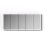 84" x 36" Aluminum Medicine Cabinet with LED Mirror, Anti-Fog, 3 Color Temperatures