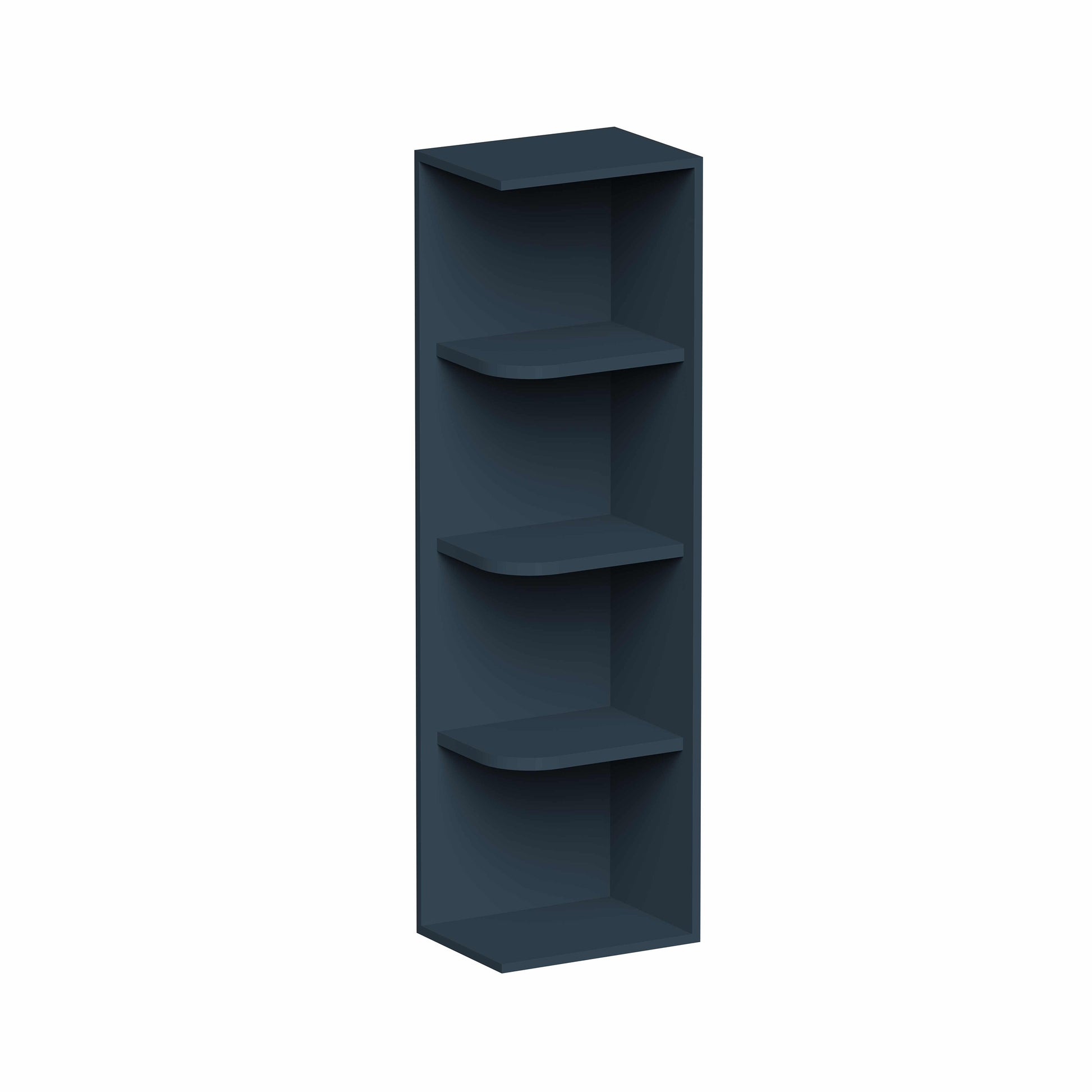Cyber Grey RTA 12"W x 9"D x 30"/36"/42"H Open Wall End Shelf