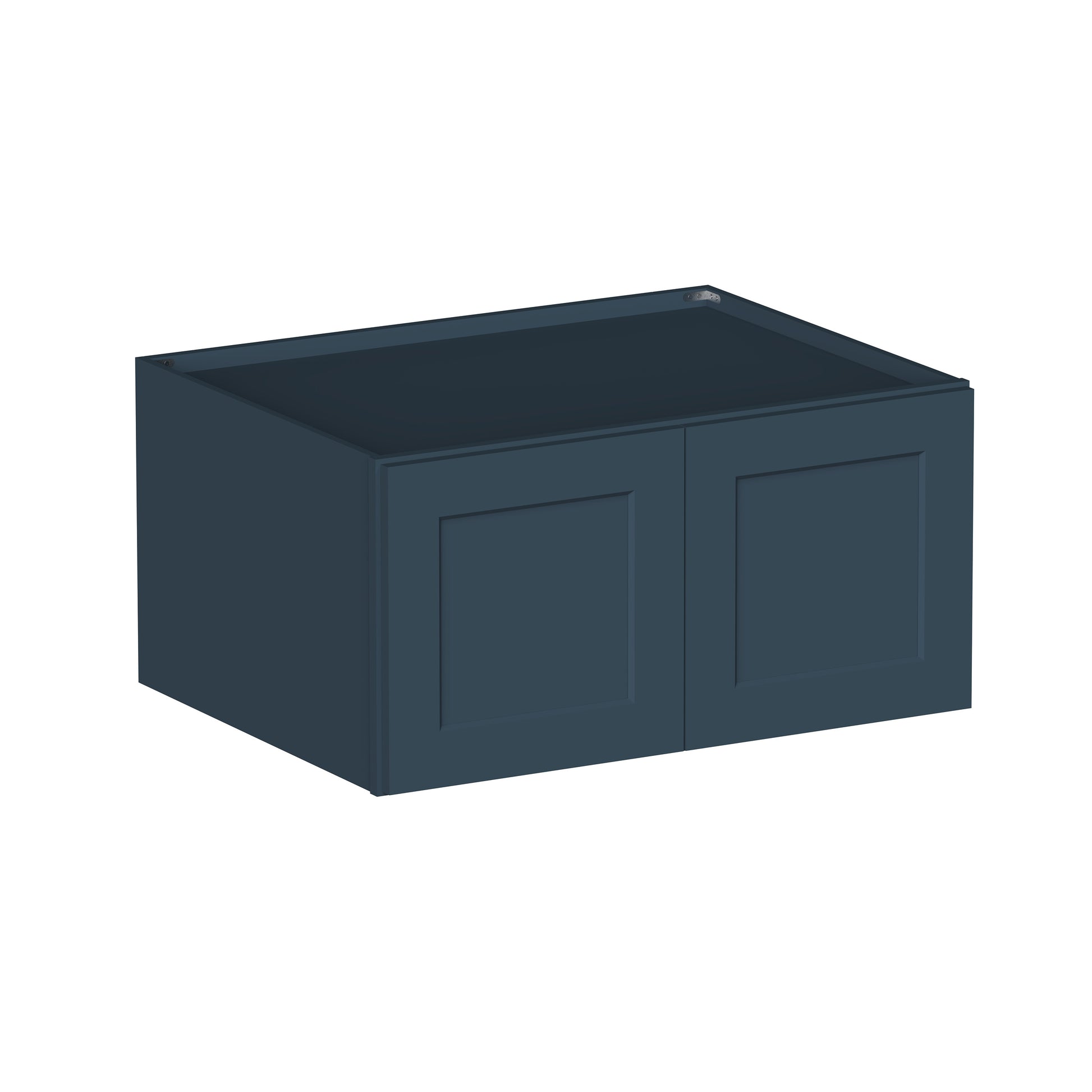 Cyber Grey RTA 36"W x 27"D x 12"-24"H 4-Size Double Door Deep Wall Cabinet