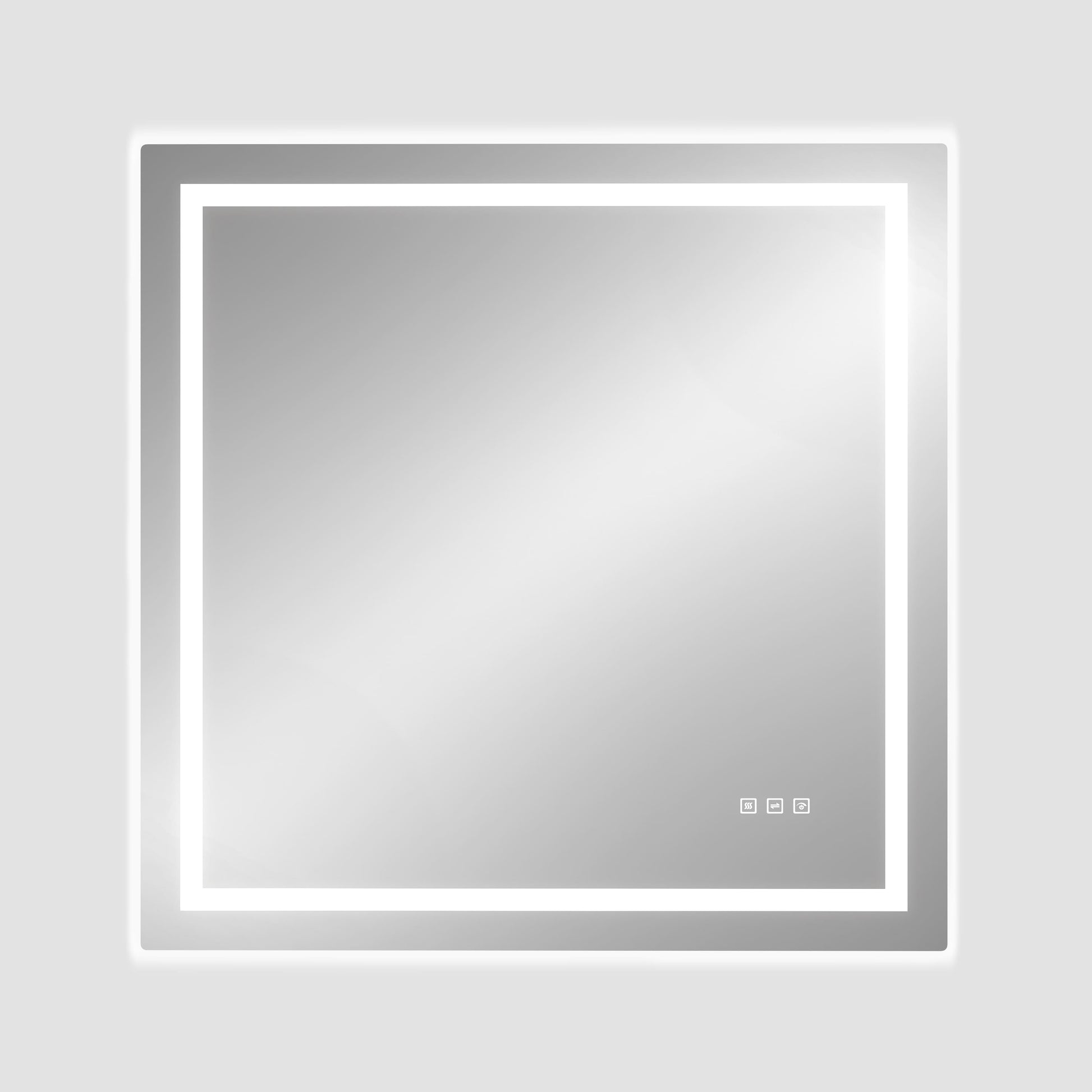 Dual Lighting LED Bathroom Mirror with Touch Dimming, Anti Fog