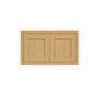 Inset Hazelnut Oak RTA 24-36"W x 12-24"H x 13.5"D 10-Size Double Doors Wall Cabinet