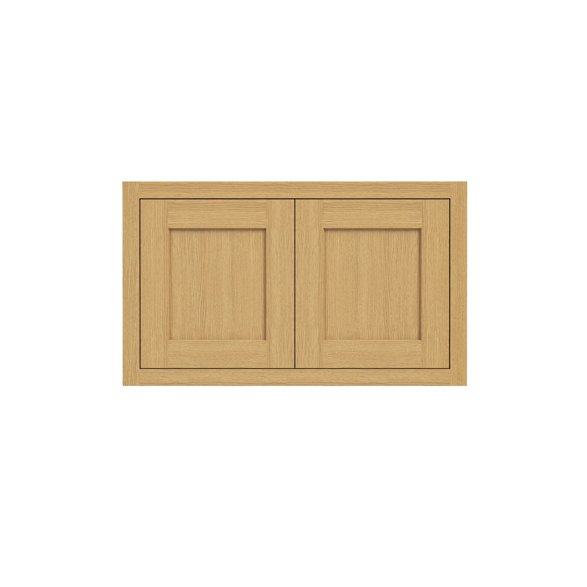 Inset Hazelnut Oak RTA 24-36"W x 12-24"H x 13.5"D 10-Size Double Doors Wall Cabinet