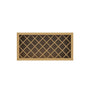Inset Hazelnut Oak RTA 24-36"W x 15-30"H x 13.5"D 5-Size Diamond Lattice Wine Grid Wall Rack Cabinet