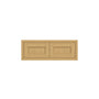 Inset Hazelnut Oak RTA 30-36"W x 12-24"H x 25"D 7-Size Double Doors Wall Cabinet