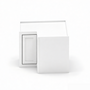 Inset Origami White RTA 25.5"W x 18-42"H x 13.5"D 3-Size Easy Reach Wall Cabinet with 2-3 shelves